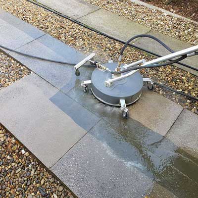 pressure washing hull